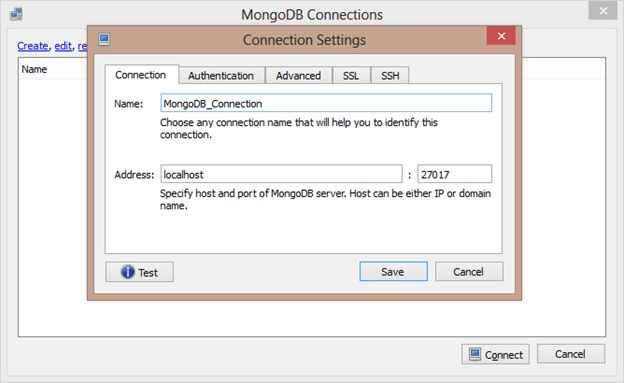 generate a MongoDB connection